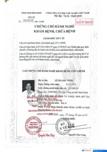 BÁC SĨ LÊ QUANG VINH